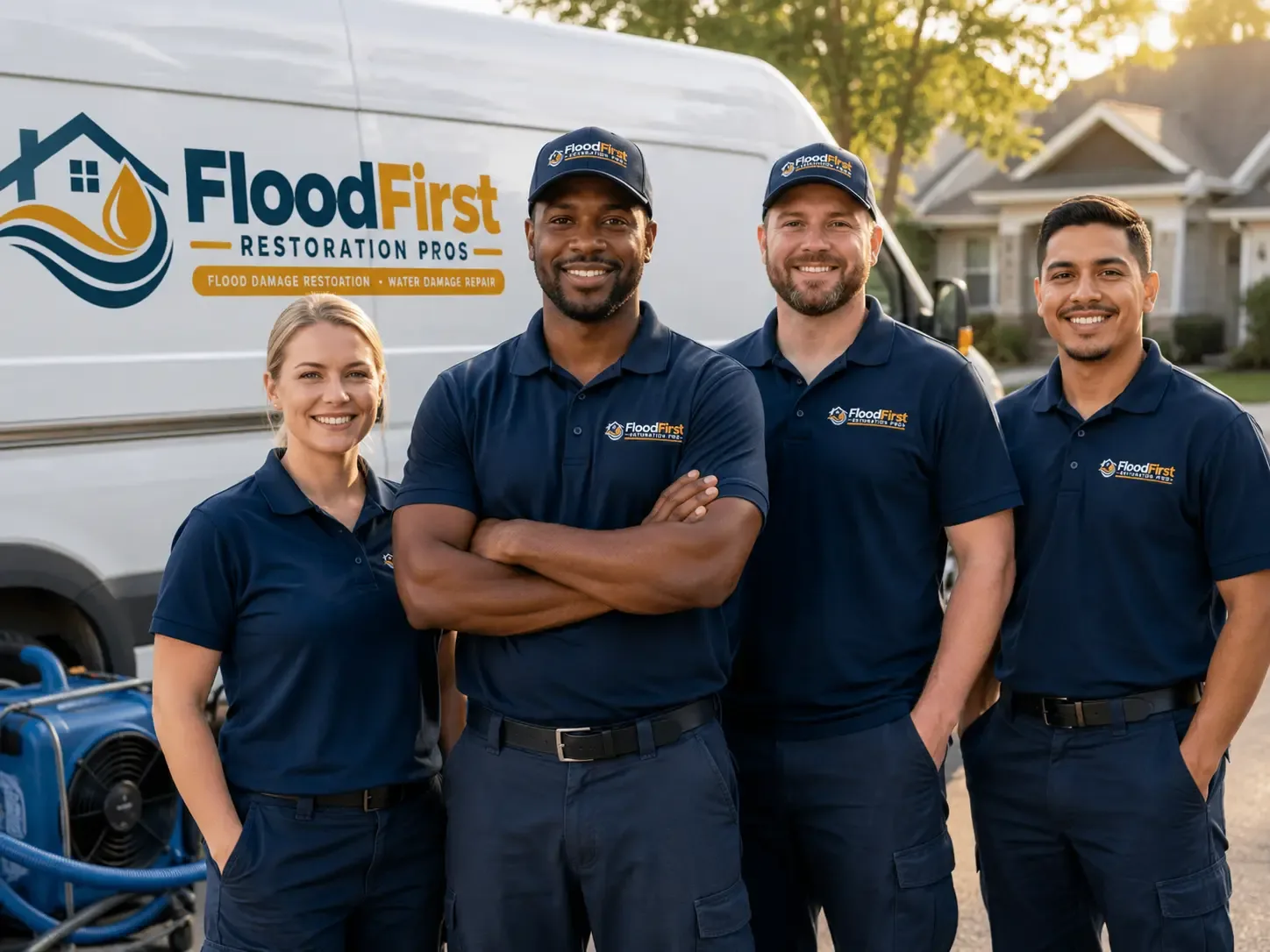 Flood Damage Restoration company in Van Buren, OH